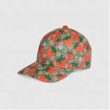 Gucci GG baseball hat with Gucci Strawberry Tonal