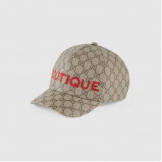 Gucci GG Boutique print baseball hat