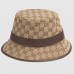 Gucci Beige/brown GG canvas fedora