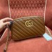 Gucci Brown GG Marmont Small Camera Shoulder Bag