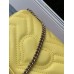 Gucci Pastel Yellow GG Marmont Matelasse Super Mini Bag