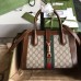 Gucci Jackie 1961 Medium Tote Bag In Beige GG Canvas