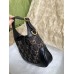 Gucci Jackie 1961 Mini Hobo Bag In Black Denim