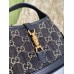 Gucci Jackie 1961 Mini Hobo Bag In Black Denim