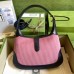 Gucci Jackie 1961 Small Hobo Bag In Pink Corduroy