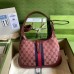 Gucci Jackie 1961 Small Hobo Bag In Burgundy GG Canvas