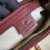 Gucci Jackie 1961 Small Hobo Bag In Burgundy GG Canvas