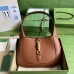 Gucci Jackie 1961 Small Hobo Bag In Brown Grained Leather