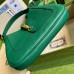 Gucci Jackie 1961 Small Hobo Bag In Green Grained Leather