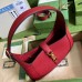 Gucci Jackie 1961 Small Hobo Bag In Red Grained Leather