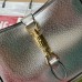 Gucci Jackie 1961 Small Hobo Bag In Silver Metallic Leather