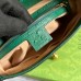 Gucci Jackie 1961 Small Bag In Green Ostrich Embossed Leather