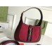 Gucci Jackie 1961 Small Hobo Bag In Red Suede Leather