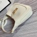 Gucci Jackie 1961 Small Hobo Bag In White Leather