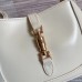 Gucci Jackie 1961 Mini Hobo Bag In White Leather