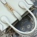 Gucci Jackie 1961 Medium Tote Bag In White Leather