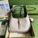 Gucci Jackie 1961 Small Hobo Bag In White Supreme Canvas