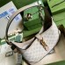 Gucci Jackie 1961 Small Hobo Bag In White Supreme Canvas