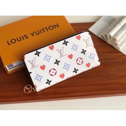 Louis Vuitton M57491 Heart Monogram Zippy Wallet Game-On Collection Long  Wallet