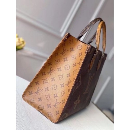 LOUIS VUITTON Monogram Reverse Giant On The Go MM Tote Bag M45321