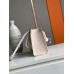 Louis Vuitton M45654 LV OnTheGo PM tote Bag in Cream/Bois de Rose Pink Monogram Empreinte leather