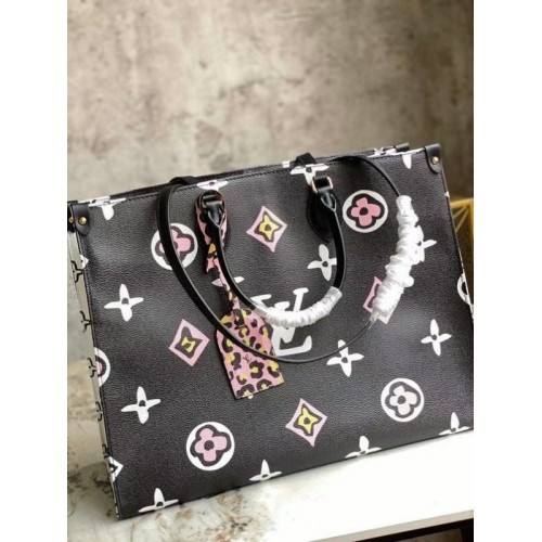 M45815 Louis Vuitton Monogram Coated OnTheGo GM Tote Bag