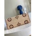 Louis Vuitton OnTheGo GM Bag In Raffia With Brown Leather M57644