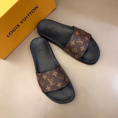 Replica Louis Vuitton LVXNBA Miami Mules In Monogram Leather