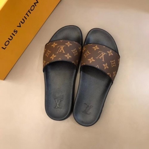 Replica Louis Vuitton LVXNBA Miami Mules In Monogram Leather