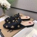 Gucci Black Princetown Slippers Embroidered Bees And Stars