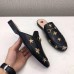 Gucci Black Princetown Slippers Embroidered Bees And Stars
