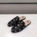 Gucci Black Princetown Slippers Embroidered Bees And Stars