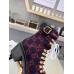 Gucci Ankle Boots In Blue and Red GG Wool