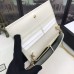 Gucci Horsebit 1955 White Wallet With Chain