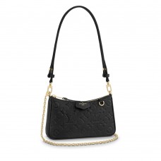 Louis Vuitton Monogram Empreinte Easy Pouch On Strap Black