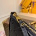 Louis Vuitton Monogram Empreinte Easy Pouch On Strap Black