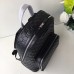 Gucci Black Signature Leather Backpack