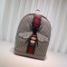 Gucci Web Animalier Backpack With Bee