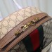 Gucci Web Animalier Backpack With Bee