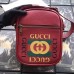 Gucci Red Print Messenger Bag