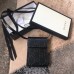 Gucci Mini Messengers Bag In Black GG Embossed Leather