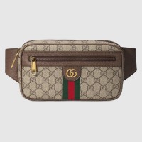 Gucci 574796 Ophidia Gg Belt Bags Beige/Ebony Soft Gg Supreme