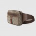 Gucci 574796 Ophidia Gg Belt Bags Beige/Ebony Soft Gg Supreme