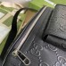 Gucci Belt Bag In Black GG Embossed Perforated Leather