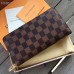 LOUIS VUITTON DAMIER EBENE CANVAS ZIPPY COMPACT WALLET