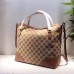 Gucci GG Supreme Canvas Tote 353120 Tan Brown