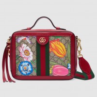 Gucci Ophidia GG Flora Small Top Handle Shoulder Bag