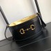 Gucci 1955 Horsebit Bucket Bag In Black Calfskin