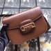 Gucci 1955 Horsebit Shoulder Bag In Brown Leather