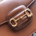 Gucci 1955 Horsebit Shoulder Bag In Brown Leather